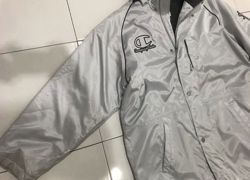 Champion 🔥Vintage🔥 90’s Champion Long Trench Training Jacket Size US XL / EU 56 / 4 - 7 Thumbnail