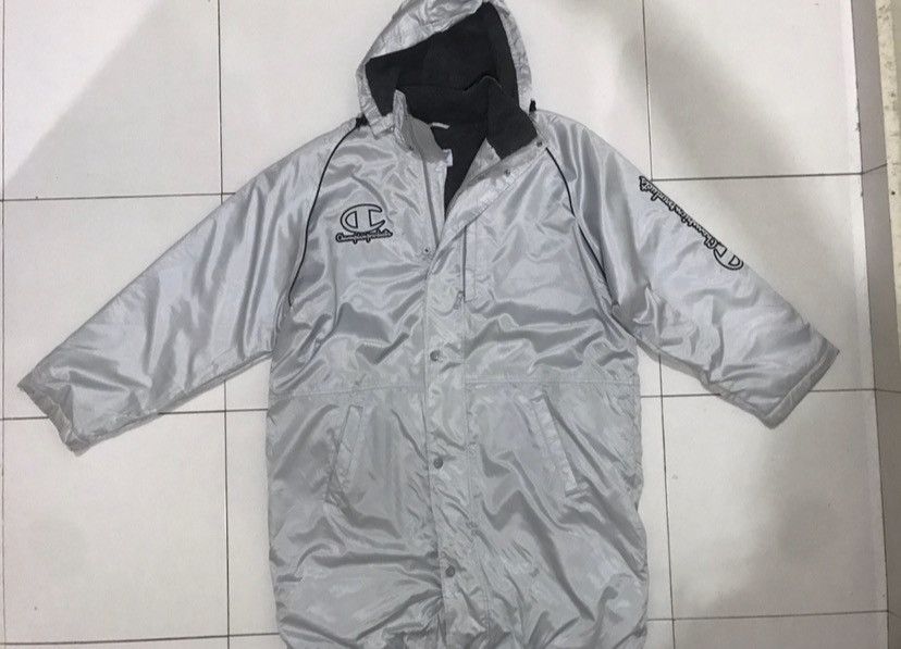 Champion 🔥Vintage🔥 90’s Champion Long Trench Training Jacket Size US XL / EU 56 / 4 - 6 Thumbnail