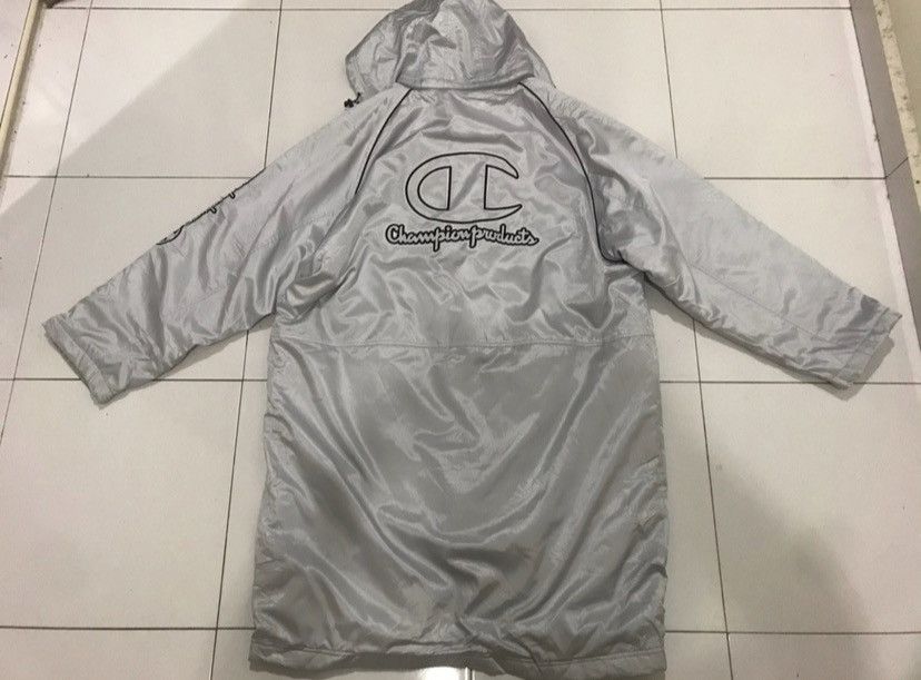 Champion 🔥Vintage🔥 90’s Champion Long Trench Training Jacket Size US XL / EU 56 / 4 - 2 Thumbnail