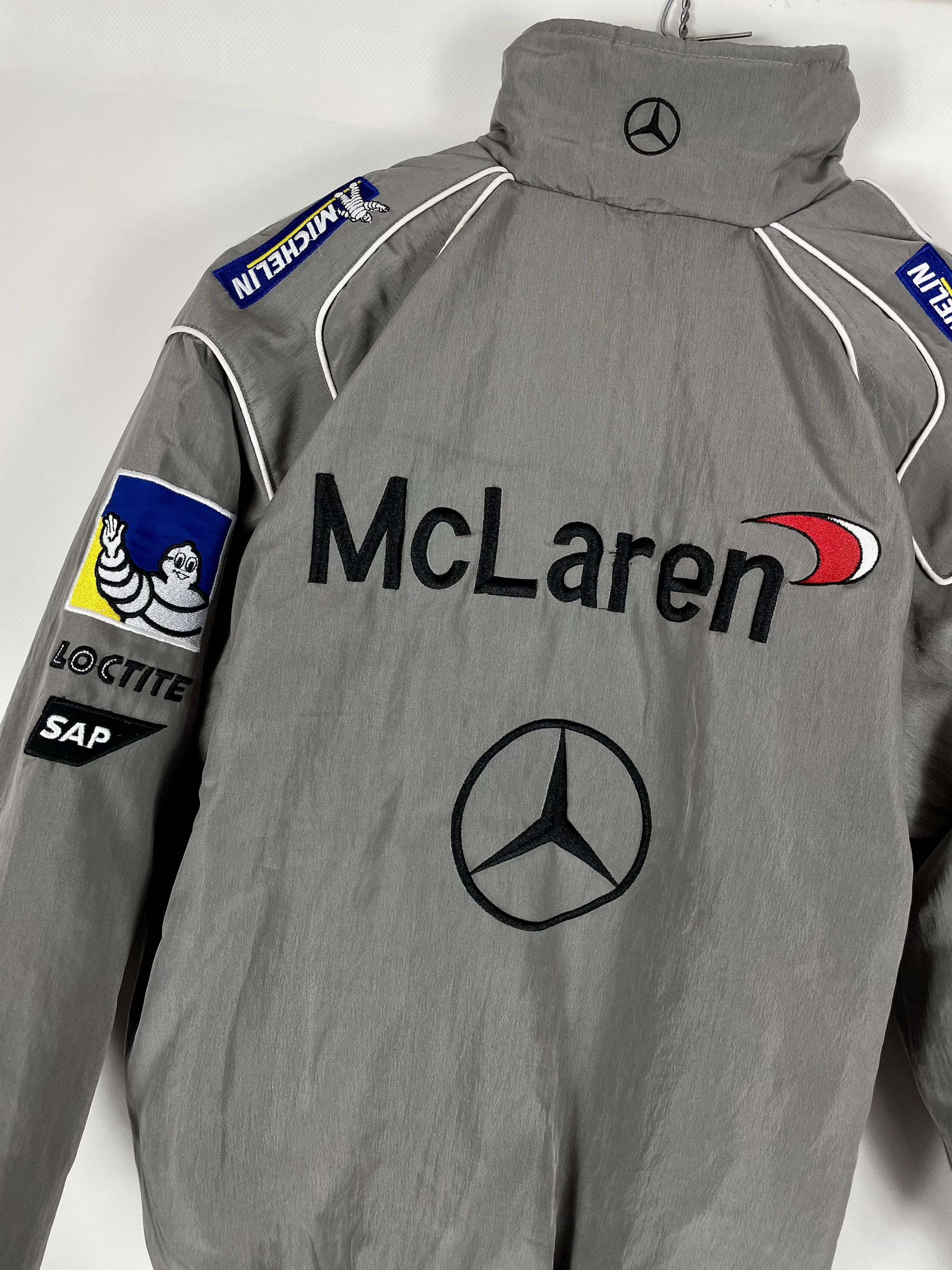 Vintage Mercedes Benz McLaren F1 Bomber Racing Jacket 90s