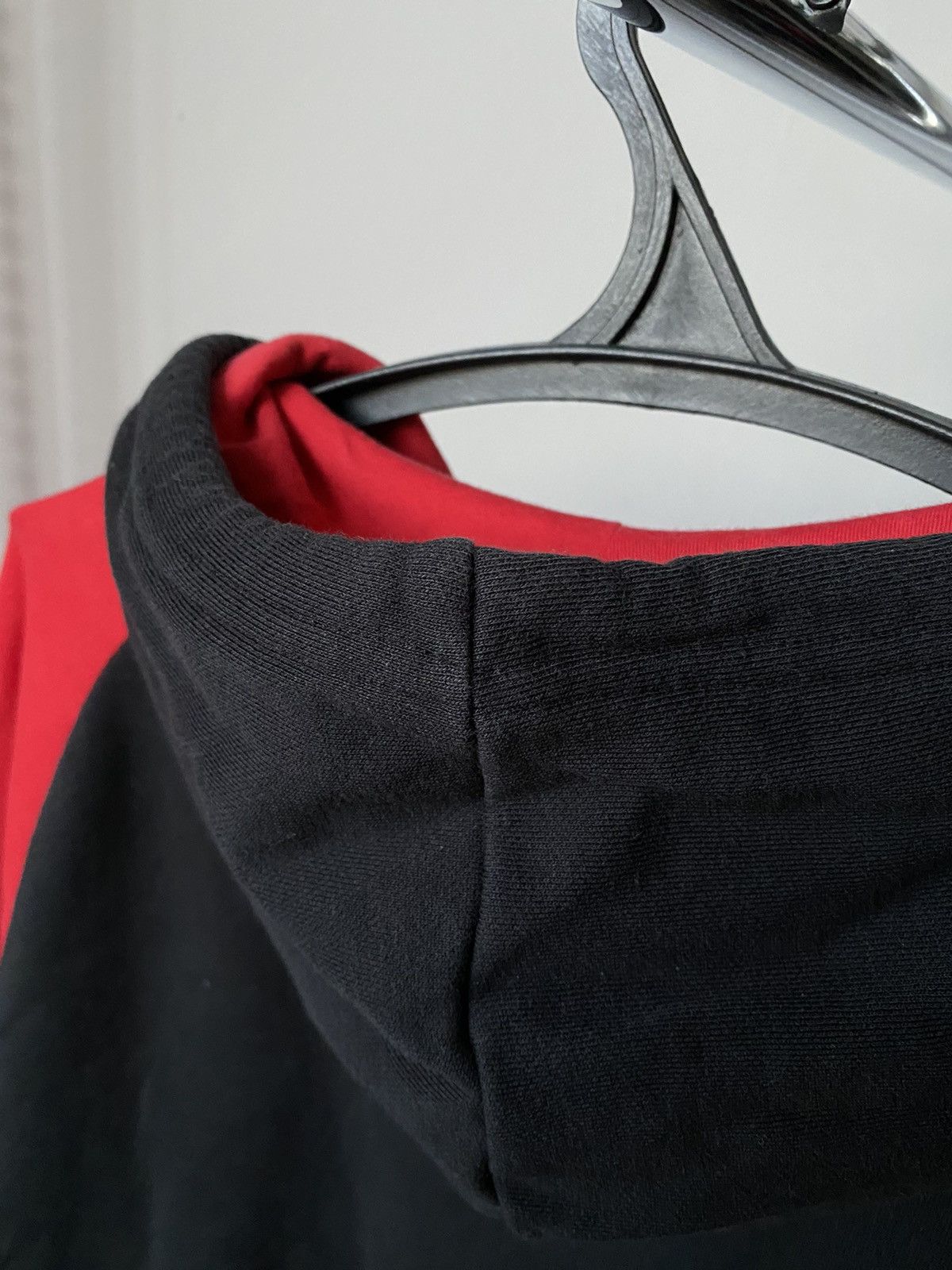 Nike × Vintage Y2K Nike Manchester United Central Logo Black/Red Hoodie Size US XL / EU 56 / 4 - 6 Thumbnail