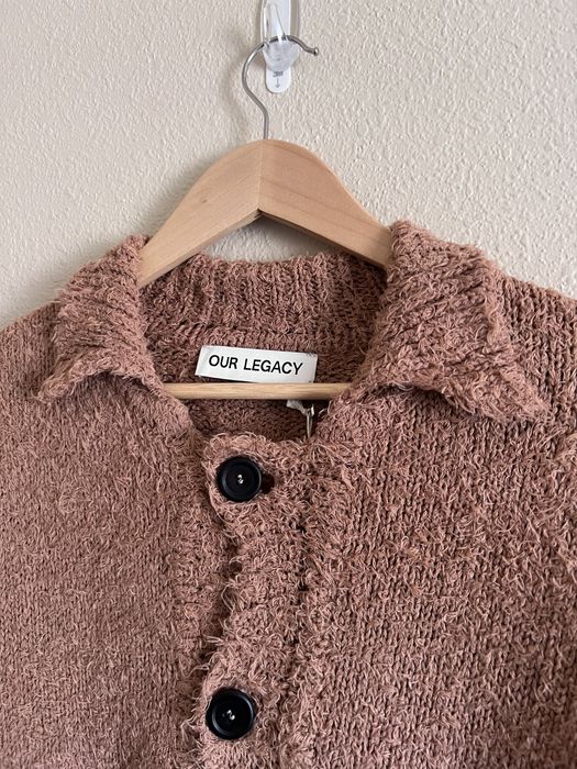 Our Legacy Our Legacy Big Cardigan in Caramel Cloudy Cotton | Grailed