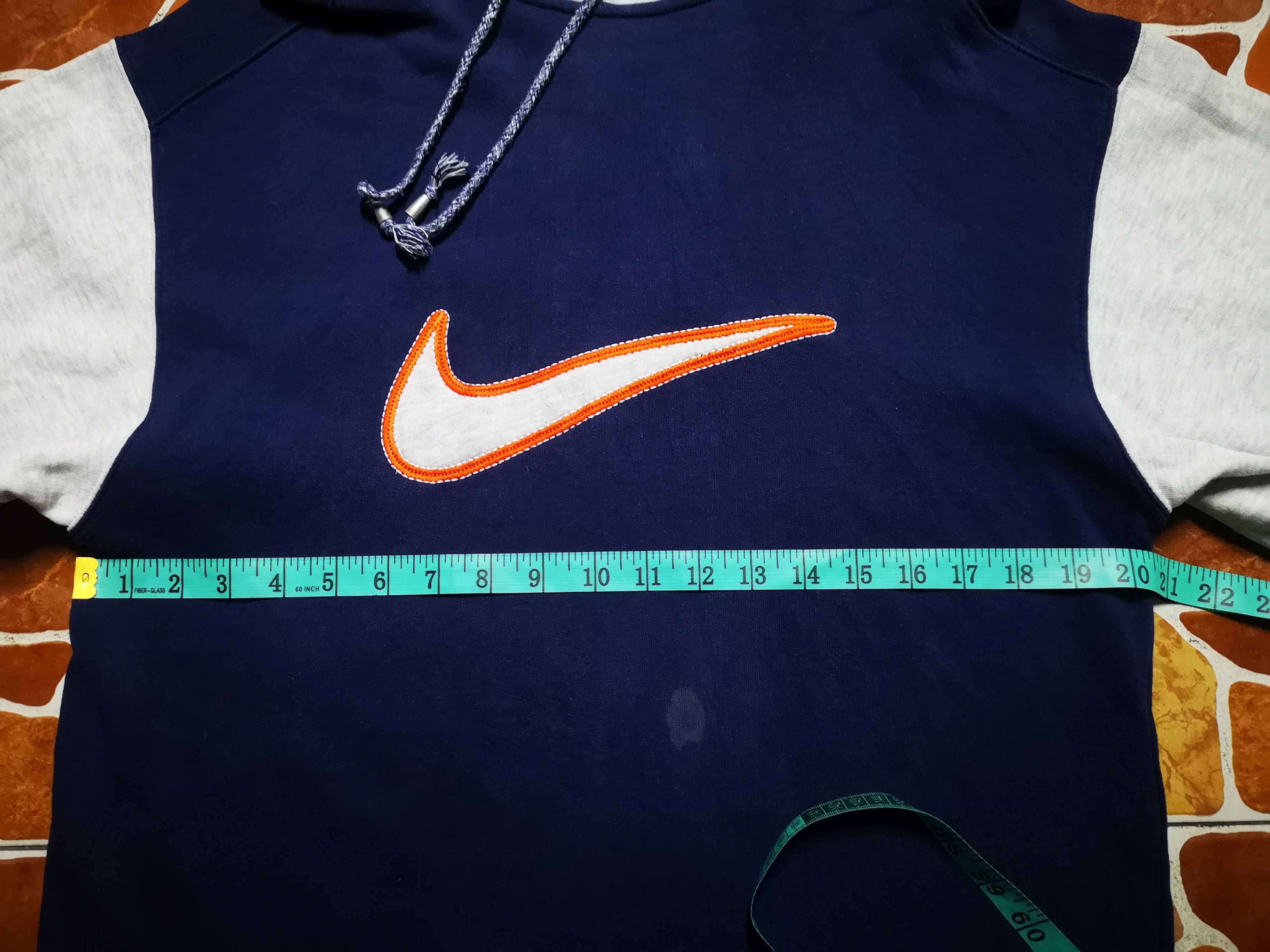 Nike × Vintage Vintage Nike swoosh Hoodie Big logo Size US M / EU 48-50 / 2 - 11 Thumbnail