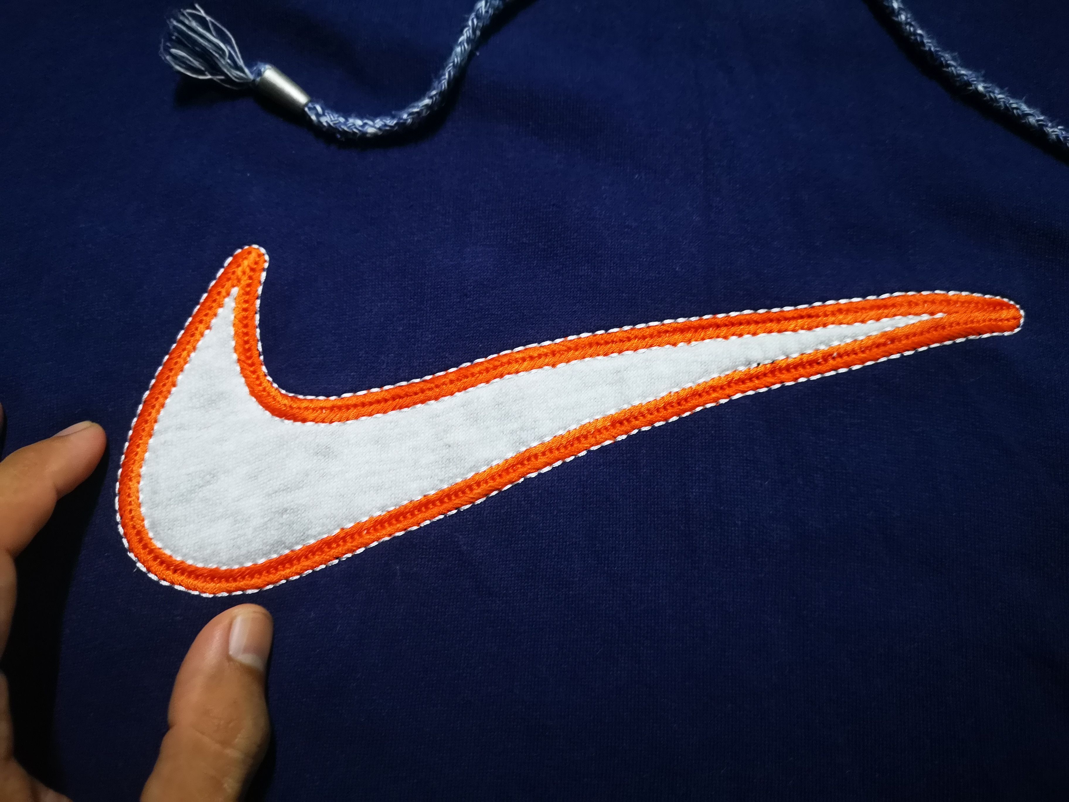 Nike × Vintage Vintage Nike swoosh Hoodie Big logo Size US M / EU 48-50 / 2 - 3 Thumbnail