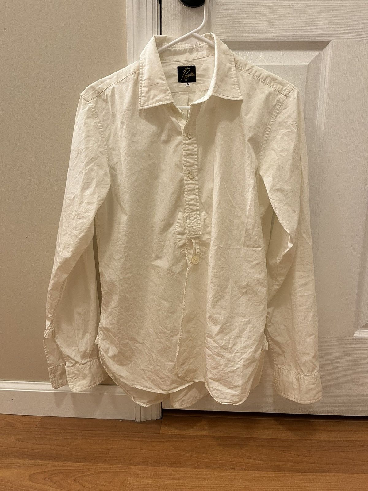 Needles × Nepenthes Needles Half Button Off White Shirt Size US S / EU 44-46 / 1 - 1 Thumbnail