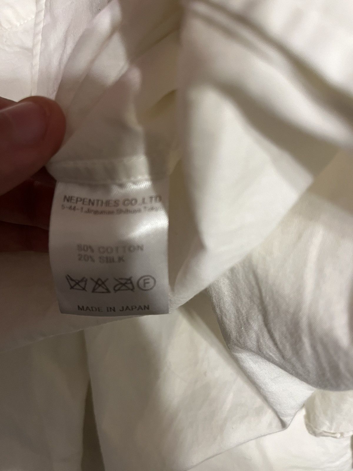 Needles × Nepenthes Needles Half Button Off White Shirt Size US S / EU 44-46 / 1 - 4 Thumbnail