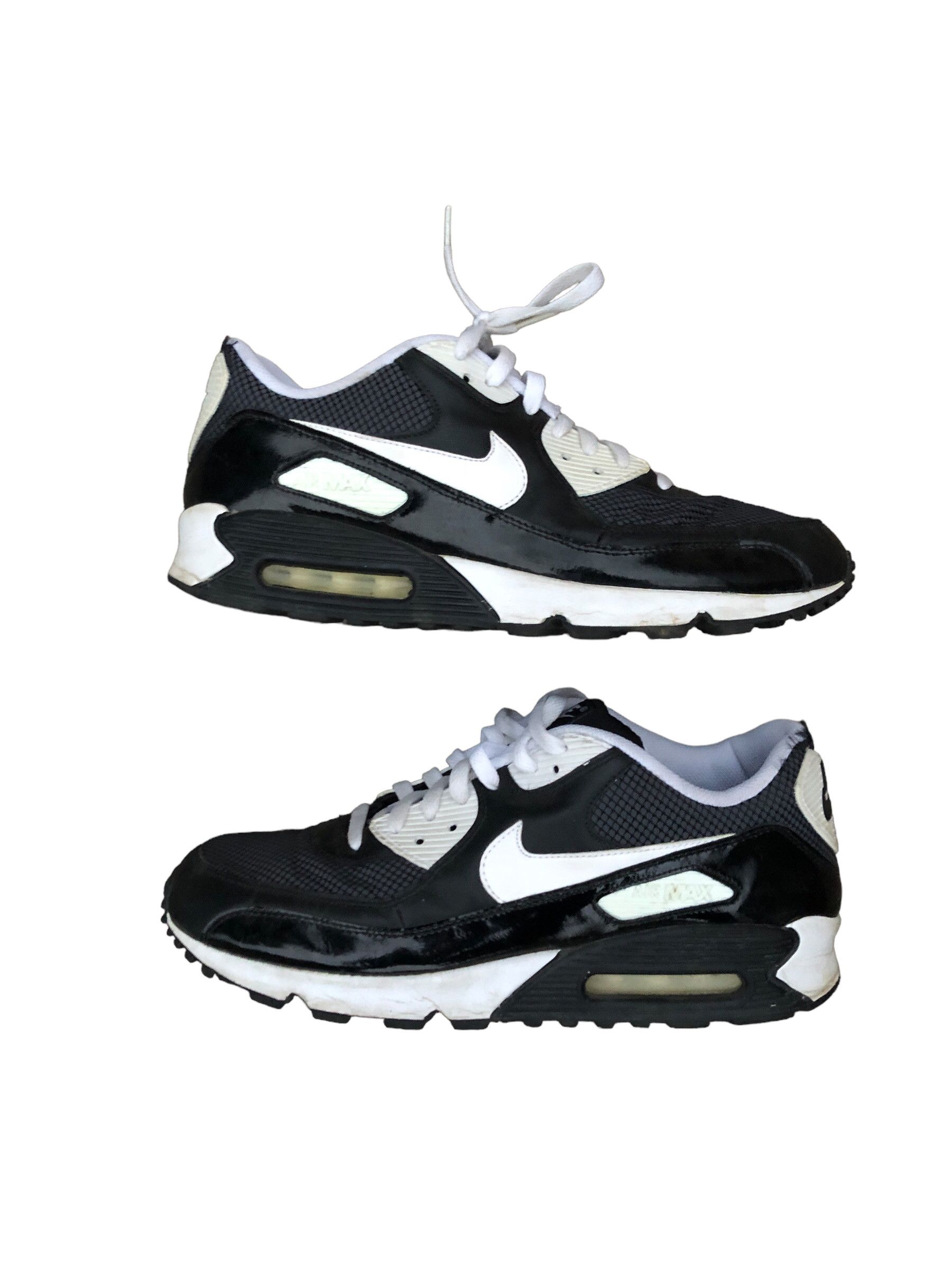 Vintage 2010 Nike Air Max 90 Black/White Anthracite Size 13