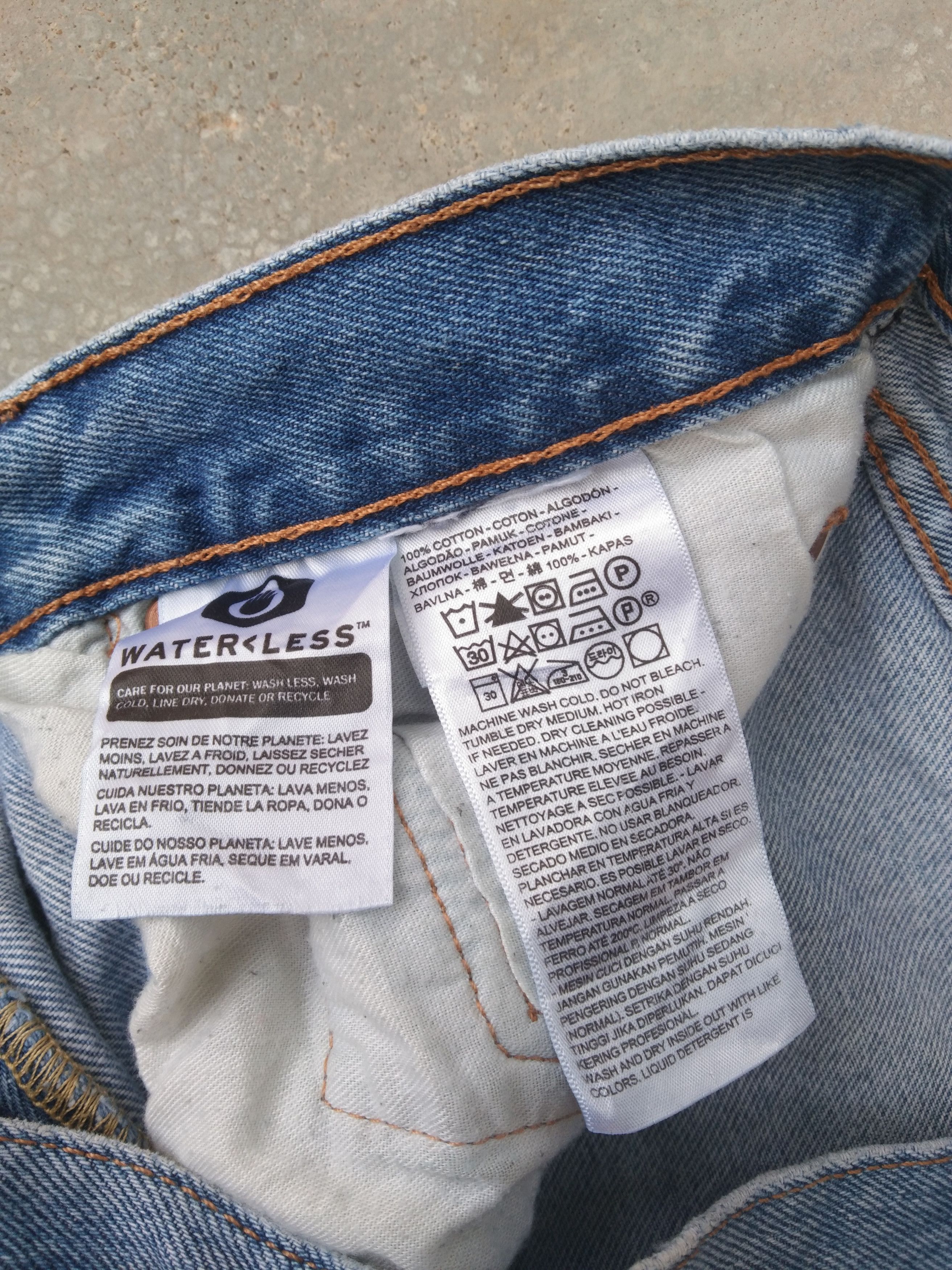 Levi's × Vintage Vintage Levis 501 Light Wash Distressed Jeans 32x30 Size US 32 / EU 48 - 9 Thumbnail
