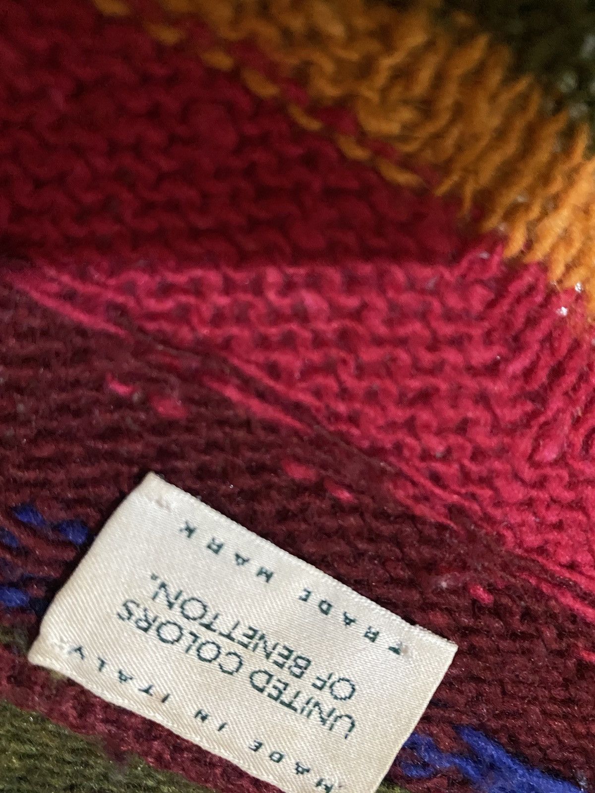 Benetton 💥Vintage Benetton Kintwear Cardigan Size L / US 10 / IT 46 - 5 Thumbnail