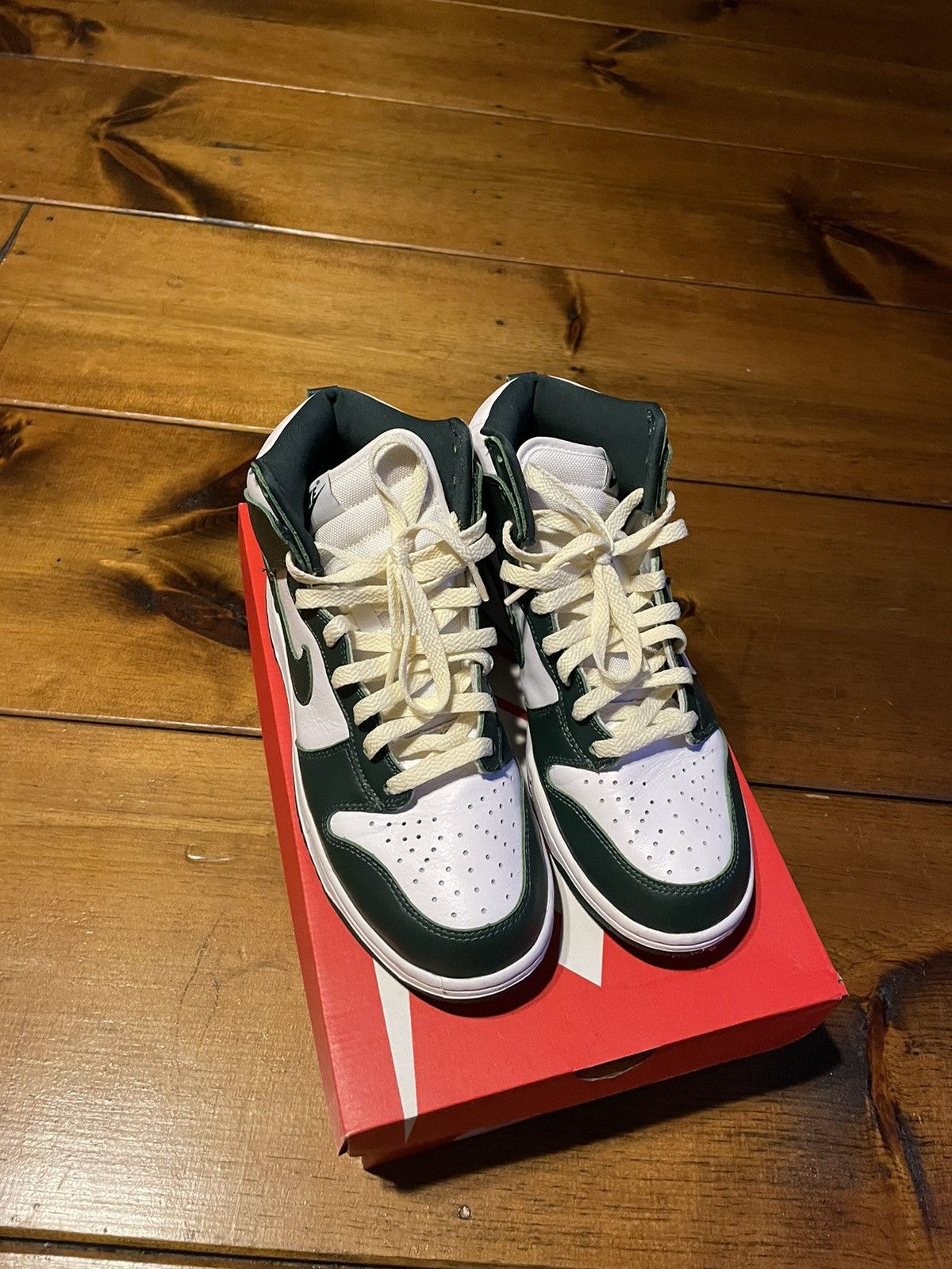 Nike Nike Dunk Hi Spartan Green Size US 9.5 / EU 42-43 - 2 Thumbnail