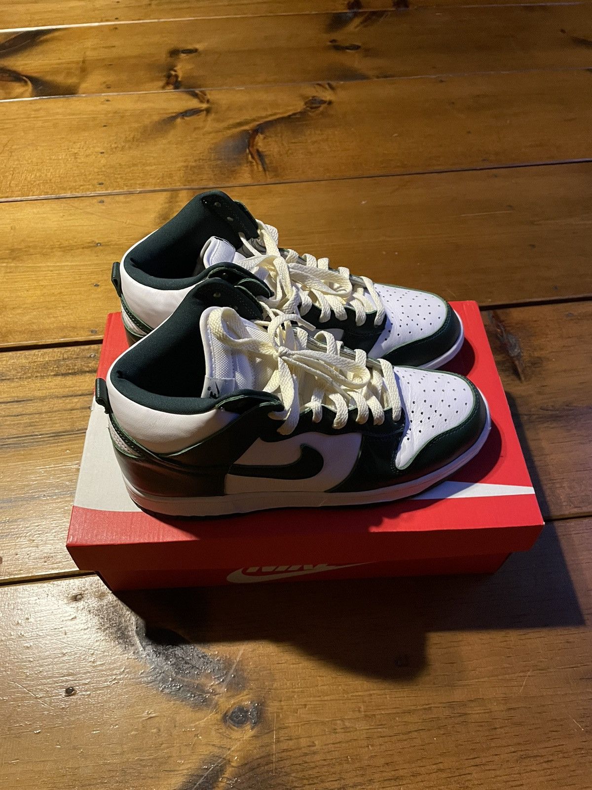 Nike Nike Dunk Hi Spartan Green Size US 9.5 / EU 42-43 - 1 Thumbnail