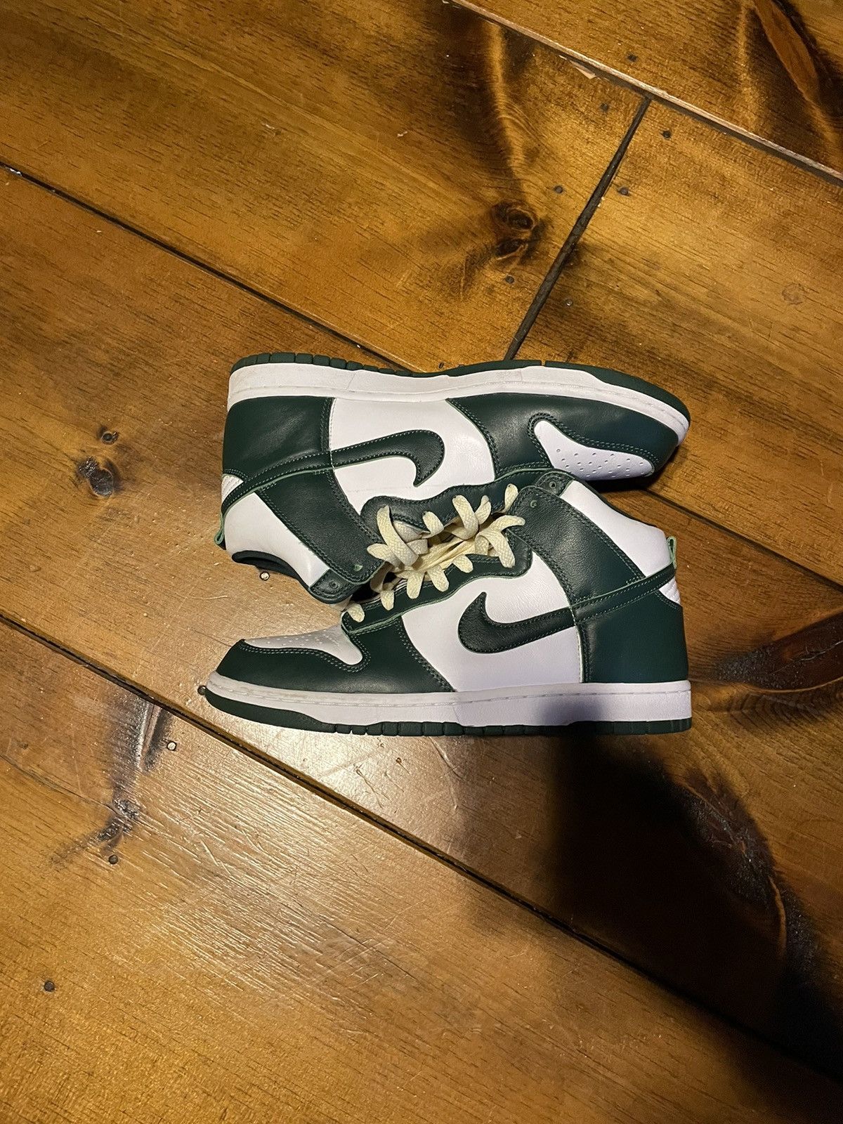 Nike Nike Dunk Hi Spartan Green Size US 9.5 / EU 42-43 - 3 Thumbnail