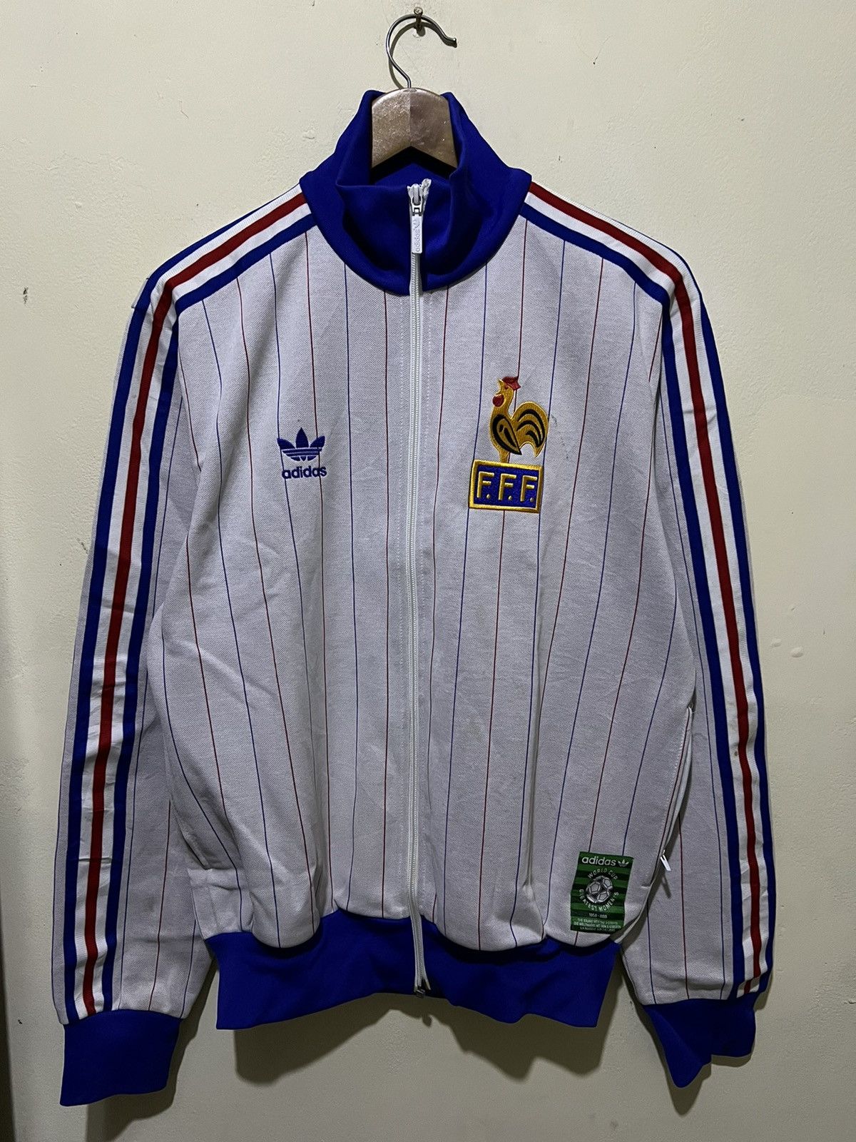 Adidas Series Vintage Adidas vintage Carre Magique France track top jacket Grailed