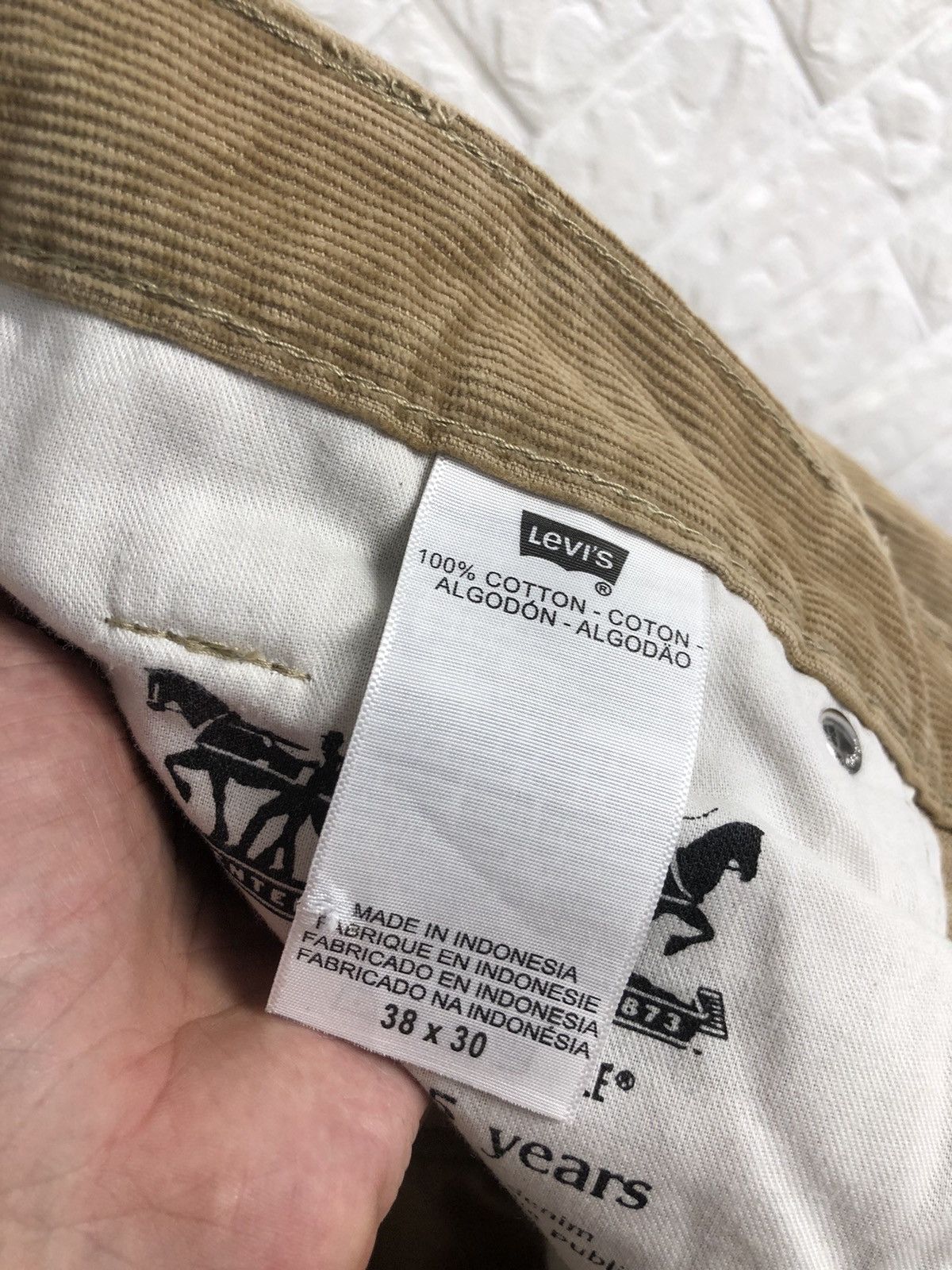 Levi's × Levi's Vintage Clothing Levi’s Velvet Jeans Vintage size 38 Size US 38 / EU 54 - 12 Thumbnail
