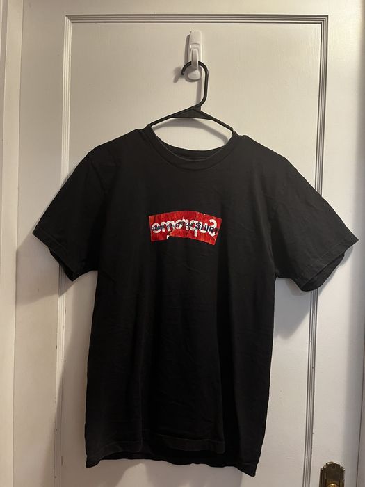 Supreme Supreme x Comme Des Garçons box logo tee shirt | Grailed