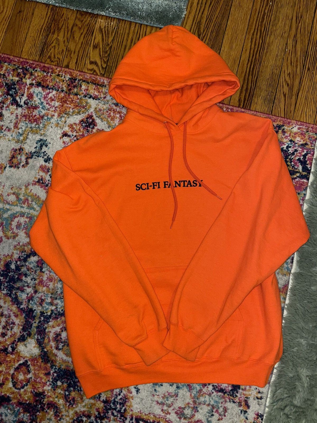 Sci-Fi Fantasy VERY RARE OG Sci-Fi Fantasy Orange Embroidered Logo Hood Size US L / EU 52-54 / 3 - 1 Thumbnail
