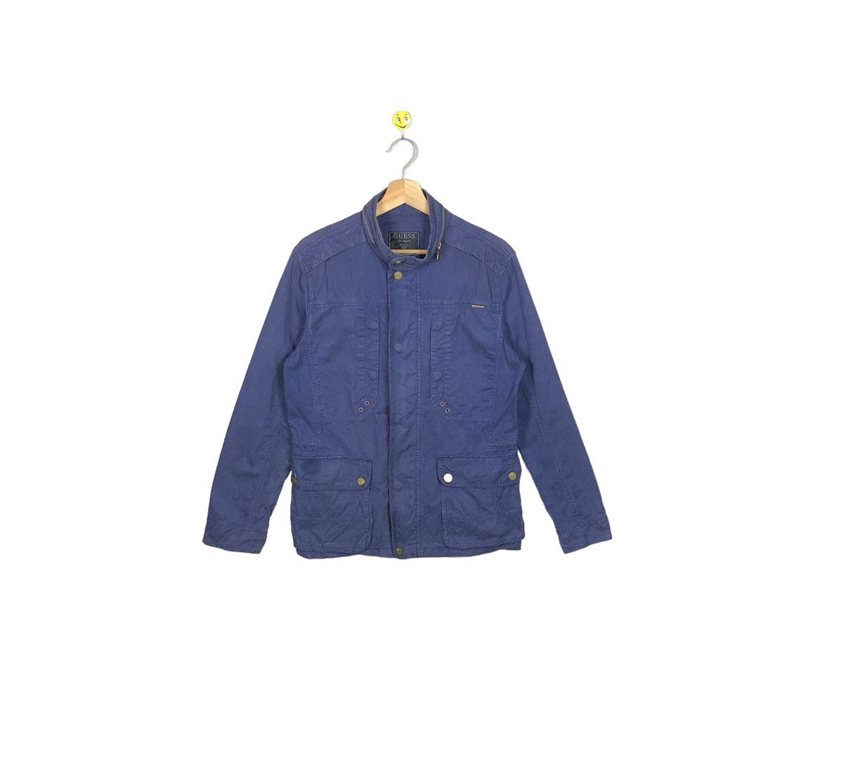 Guess Vintage Guess Navy Blue Parkas Jacket Size US L / EU 52-54 / 3 - 1 Thumbnail
