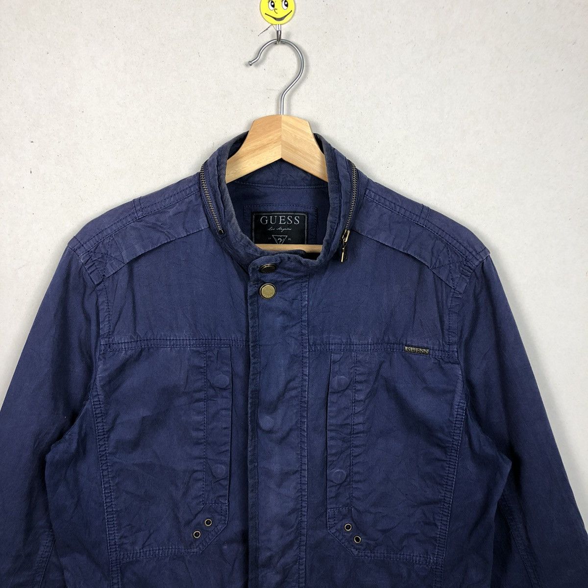 Guess Vintage Guess Navy Blue Parkas Jacket Size US L / EU 52-54 / 3 - 4 Thumbnail