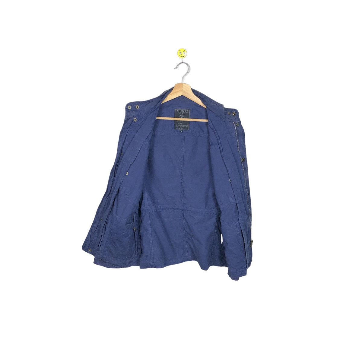 Guess Vintage Guess Navy Blue Parkas Jacket Size US L / EU 52-54 / 3 - 3 Thumbnail