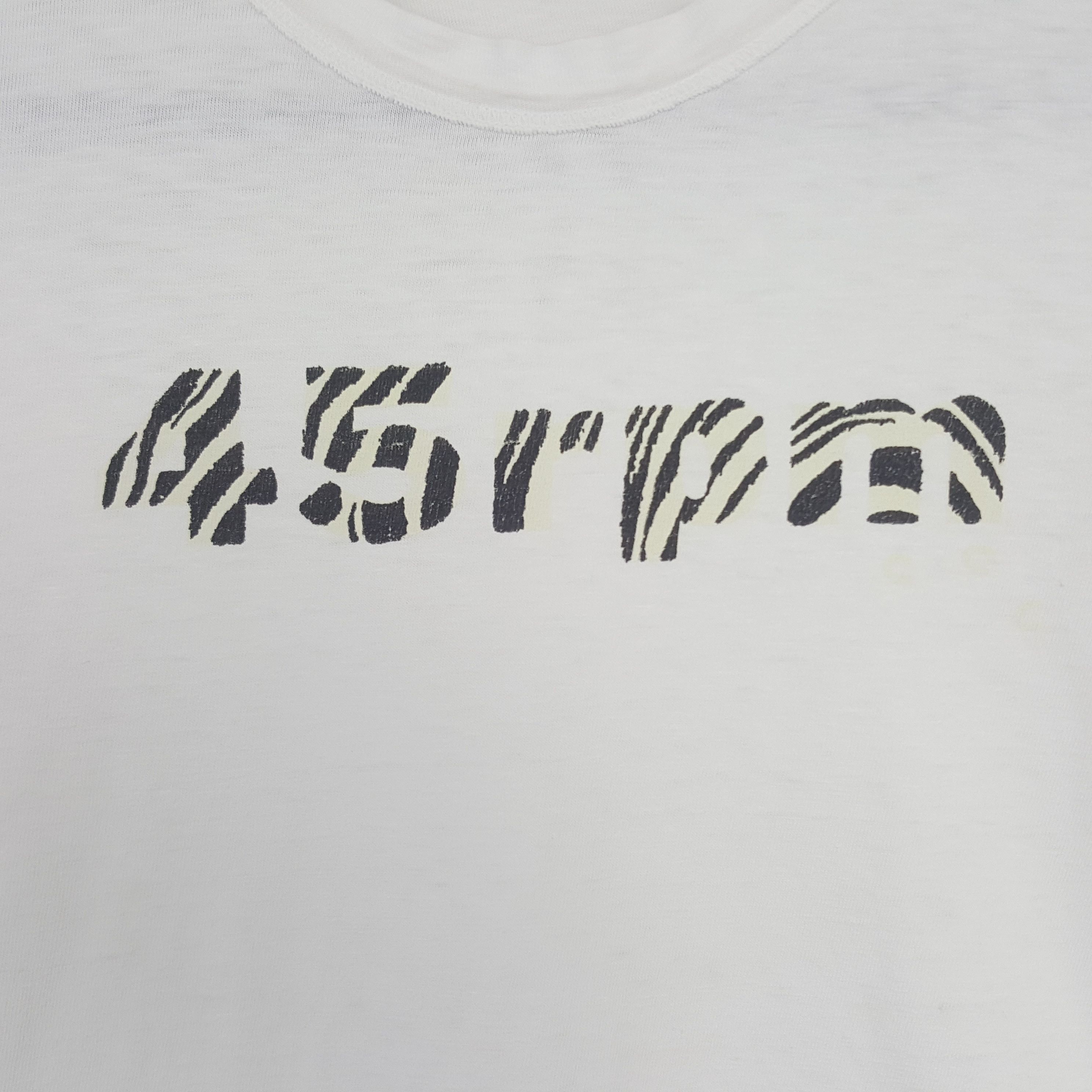 45rpm × Japanese Brand × Vintage Vintage 45rpm Japan Spellout Design Tshirt Size US S / EU 44-46 / 1 - 2 Thumbnail