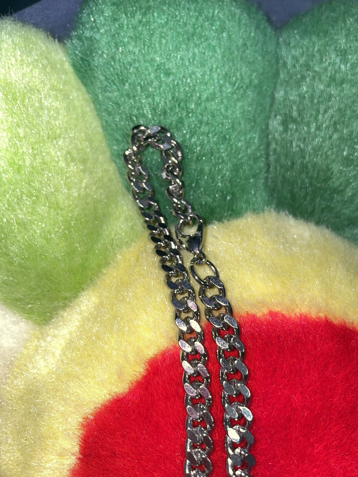 Drain Gang 💎 Sad Boys Chain Yung Lean Silver Crystal Chain Necklace Size ONE SIZE - 6 Thumbnail