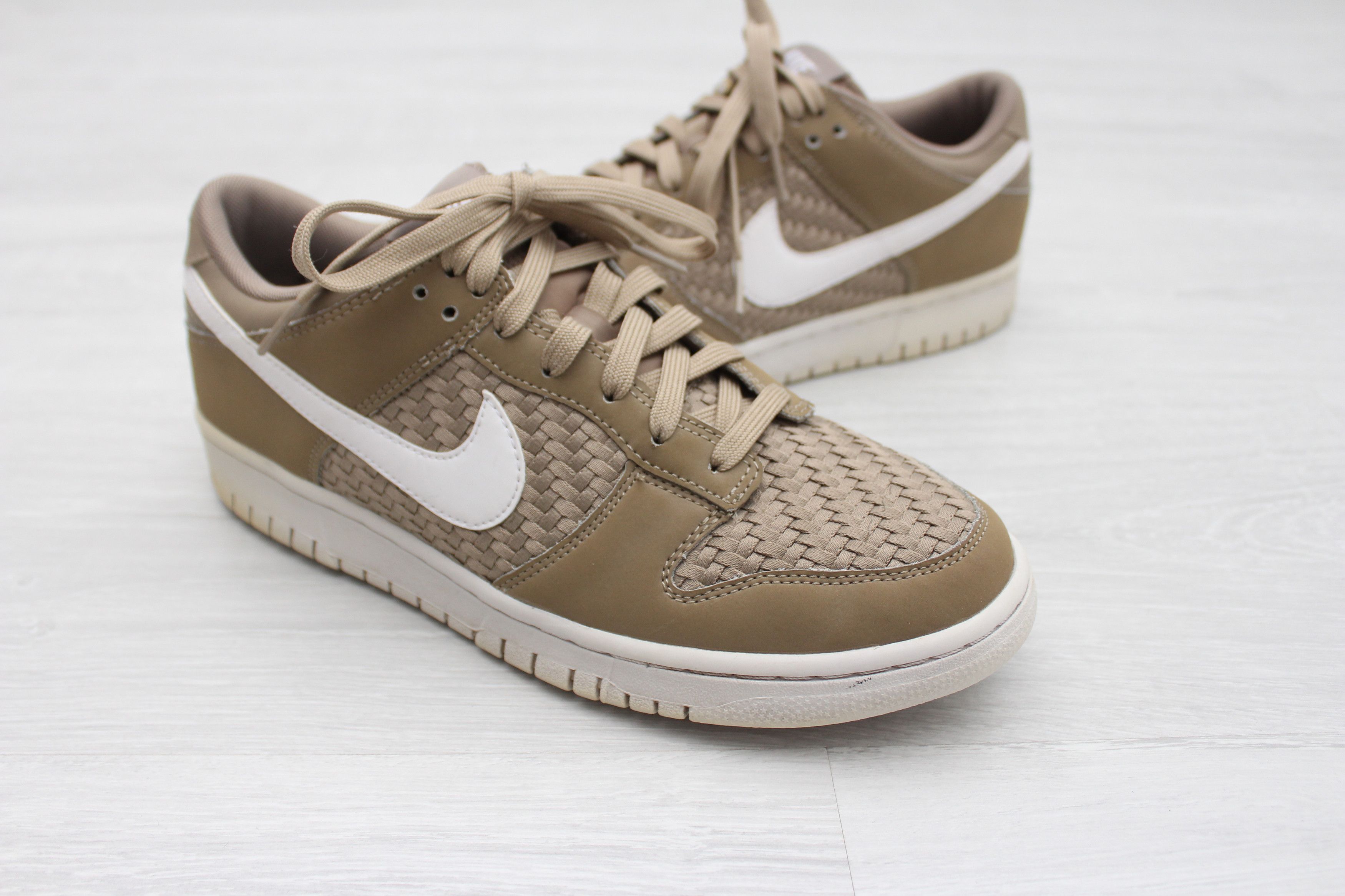 Nike Nike Dunk Low Woven Hemp White Khaki 9US EU42.5 UK8 Size US 9 / EU 42 - 5 Thumbnail