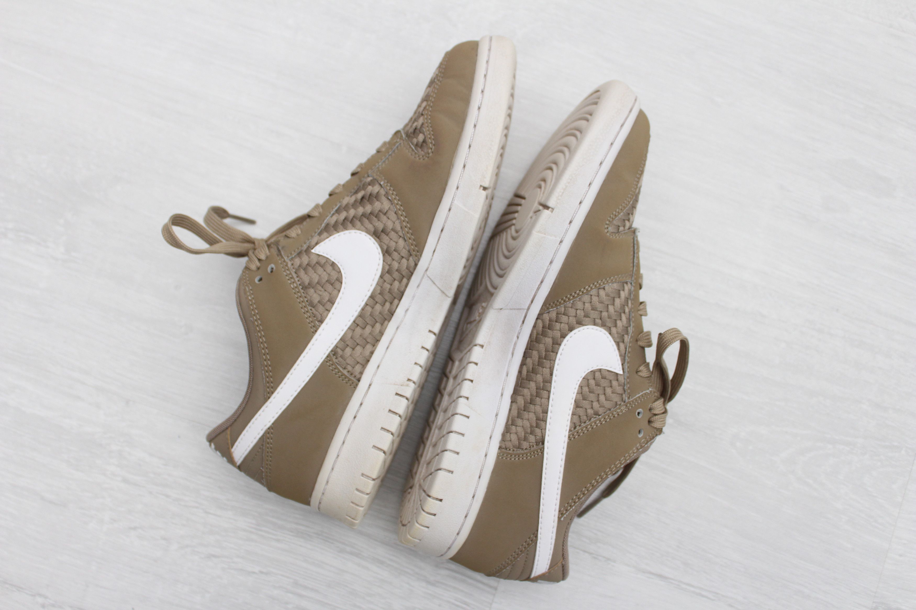 Nike Nike Dunk Low Woven Hemp White Khaki 9US EU42.5 UK8 Size US 9 / EU 42 - 8 Thumbnail