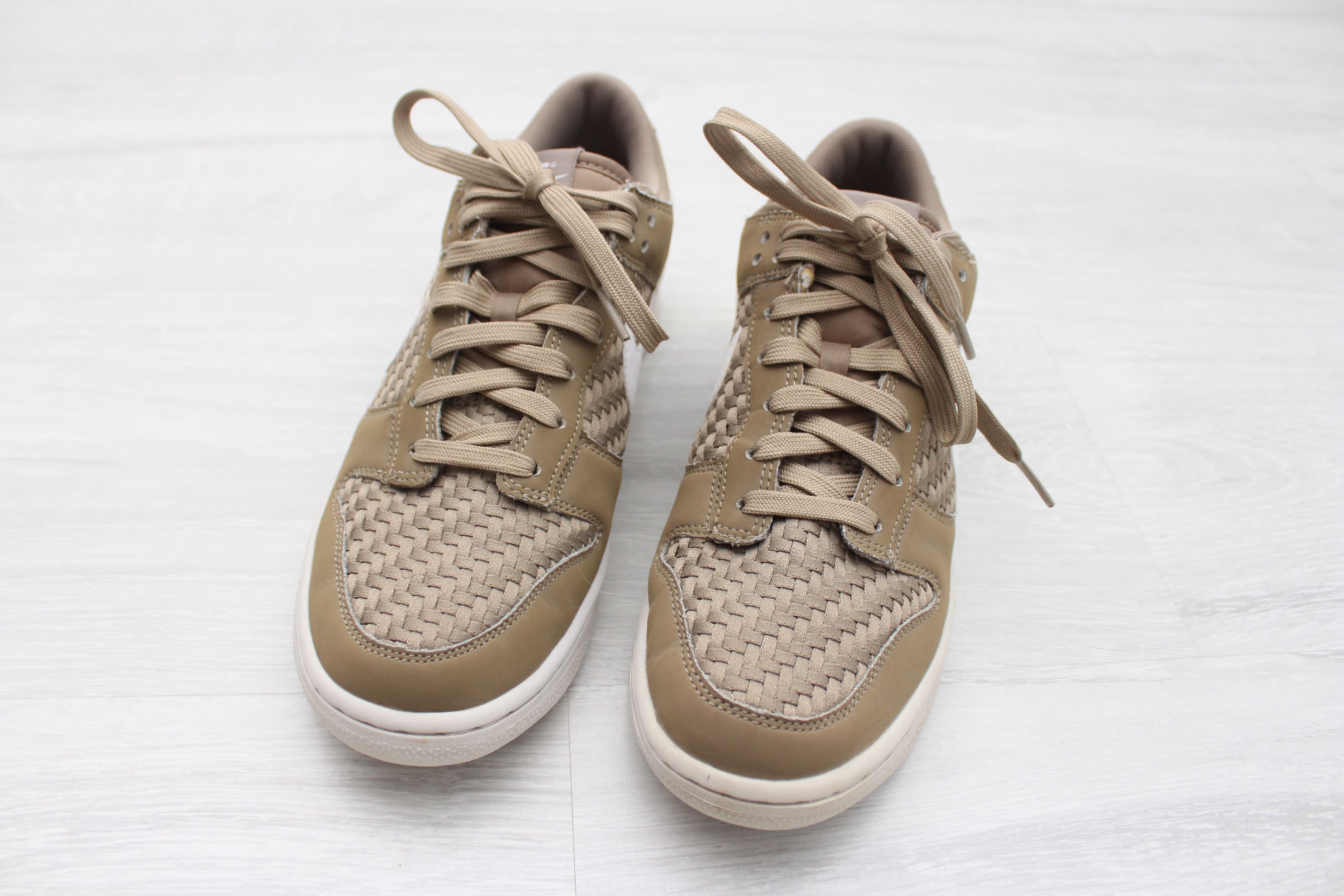 Nike Nike Dunk Low Woven Hemp White Khaki 9US EU42.5 UK8 Size US 9 / EU 42 - 4 Thumbnail