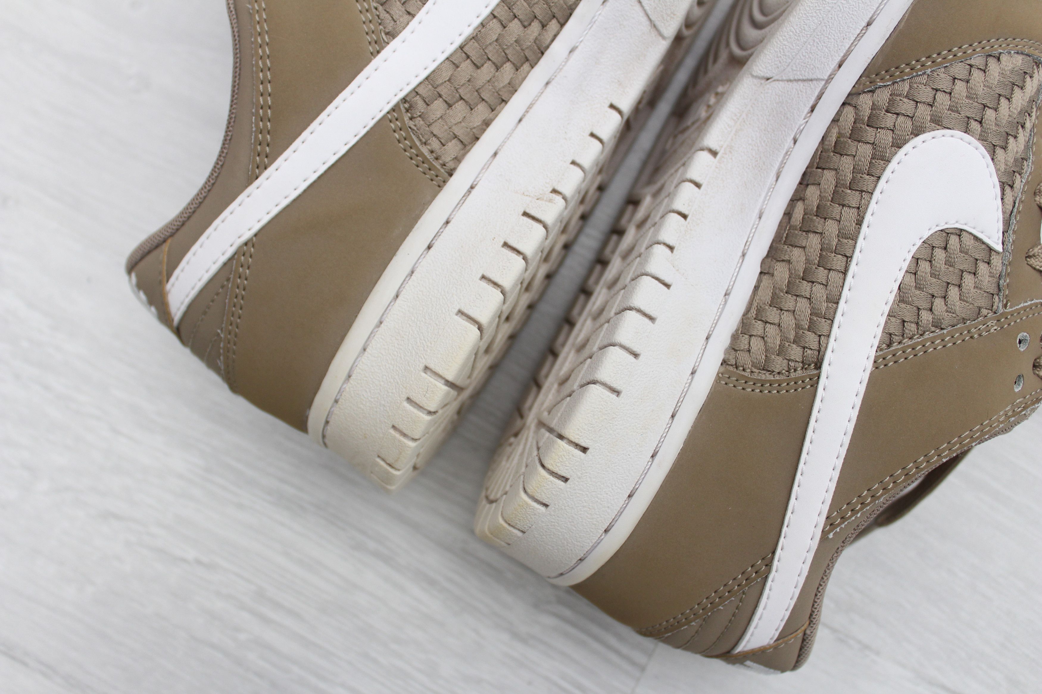 Nike Nike Dunk Low Woven Hemp White Khaki 9US EU42.5 UK8 Size US 9 / EU 42 - 9 Thumbnail