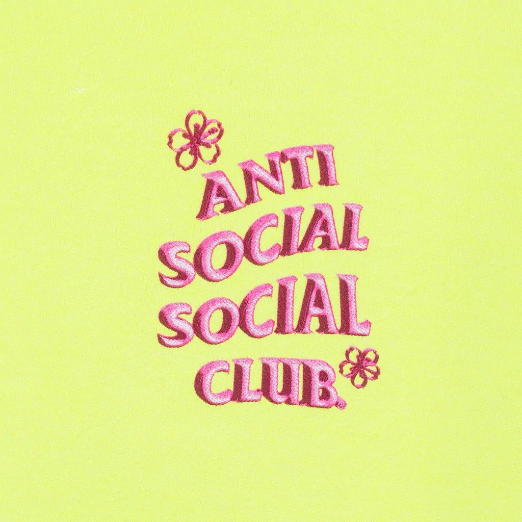 Anti Social Social Club DS Pink ASSC Coral Crush Yellow Zip Hoodie BAPE Supreme kith Size US M / EU 48-50 / 2 - 5 Thumbnail