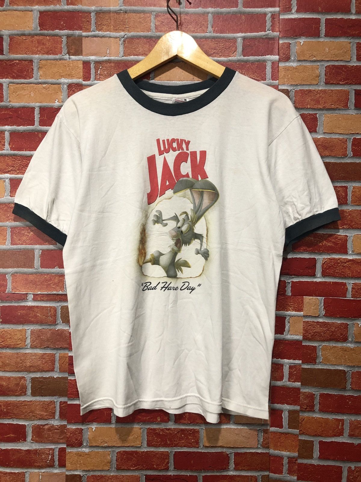 Disney Vtg Home of The Range Lucky Jack Bad Hare Day Disney T-Shirt Size US M / EU 48-50 / 2 - 1 Thumbnail