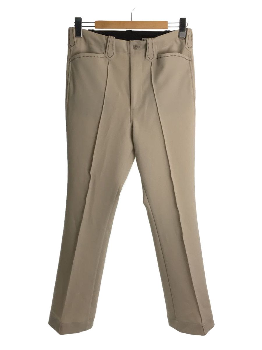 Casual Pants Ivory Stitch Design Polyester Western