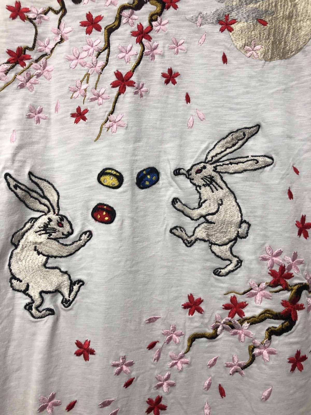 Japanese Brand Japanese Domestic Embroidered T-Shirt Size US XL / EU 56 / 4 - 2 Thumbnail
