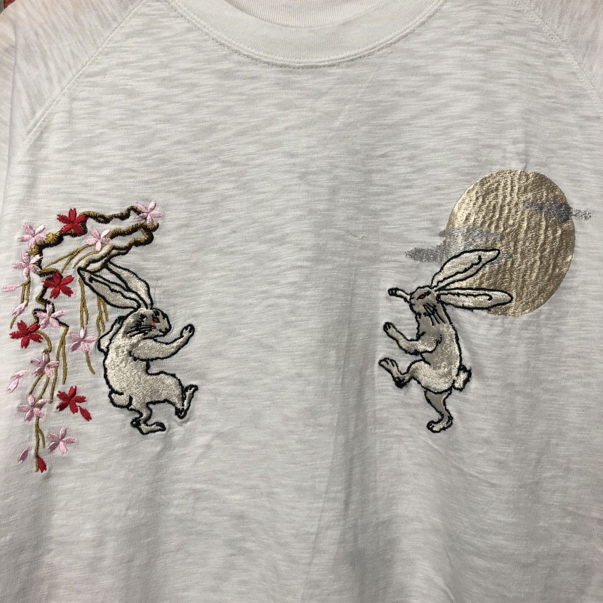 Japanese Brand Japanese Domestic Embroidered T-Shirt Size US XL / EU 56 / 4 - 4 Thumbnail