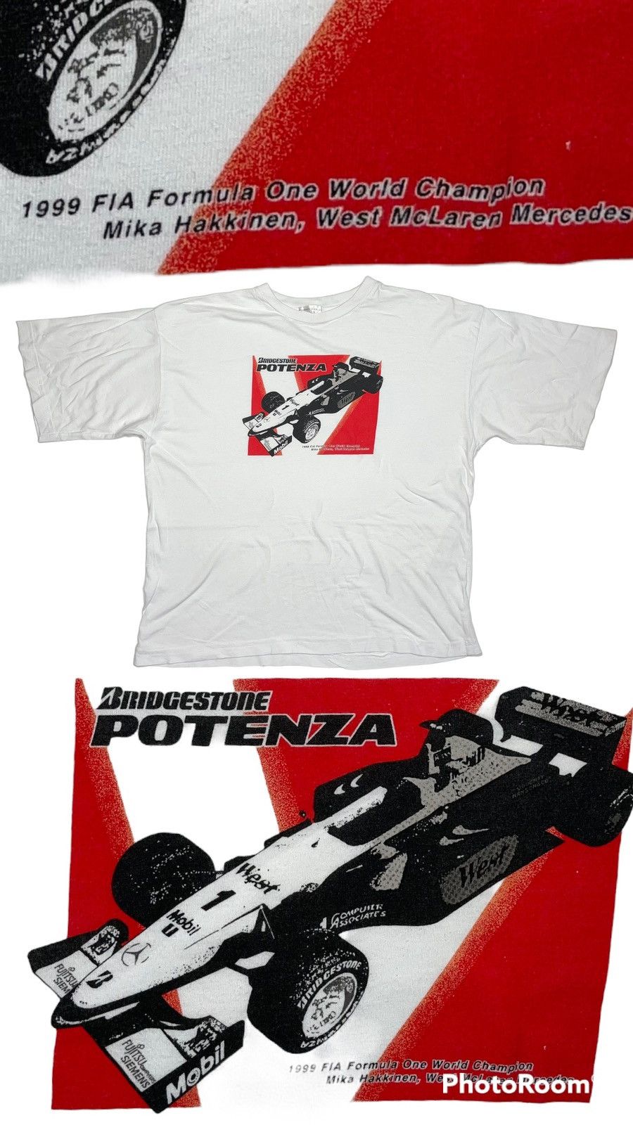 Formula 1 × Vintage Vintage Potenza Bridgestone West Mobile Shirt racing japan Size US M / EU 48-50 / 2 - 1 Thumbnail