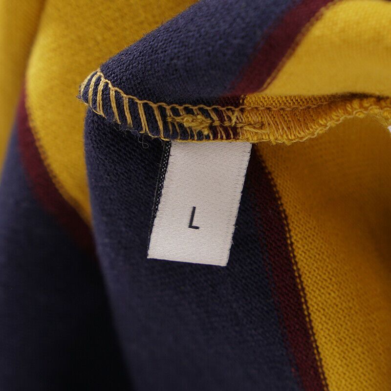 Gucci GUCCI Men Yellow Striped SEQUIN RABBIT EMBROIDERED T-Shirt L Size US L / EU 52-54 / 3 - 10 Thumbnail