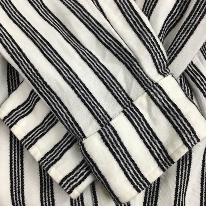 Bape Shirt White x Black Striped Cotton Long Sleeve Size US S / EU 44-46 / 1 - 7 Thumbnail