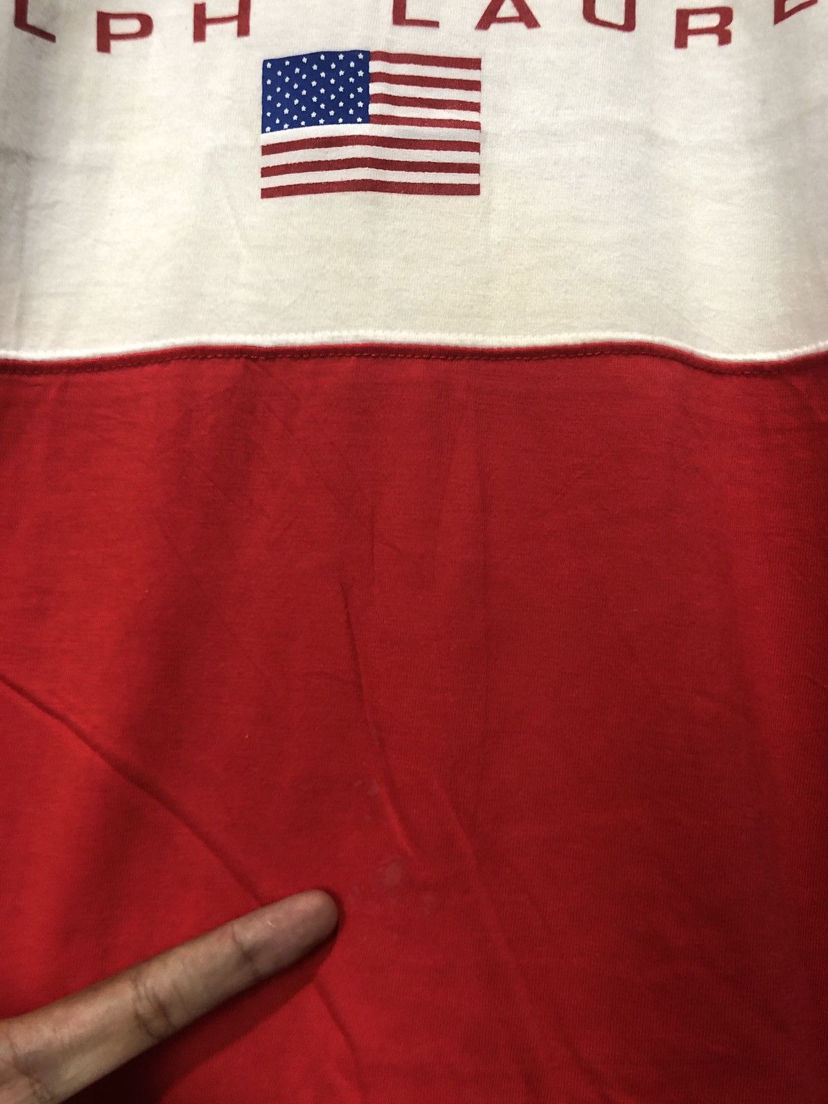 Vintage Vintage Polo Sport Ralph Lauren T-Shirt Size US L / EU 52-54 / 3 - 3 Thumbnail
