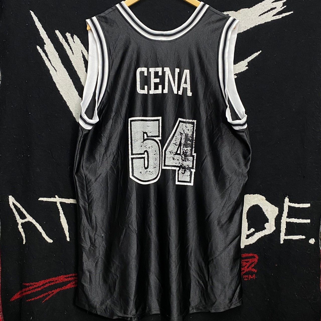 Vintage JOHN CENA Chain Gang Jersey Vintage WWE Shirt XXL Size US XXL / EU 58 / 5 - 5 Thumbnail