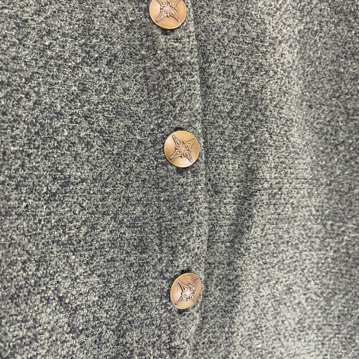 L.L. Bean × Vintage 💥 90s LL Bean Button Knit Wool Cardigan Size M / US 6-8 / IT 42-44 - 6 Thumbnail