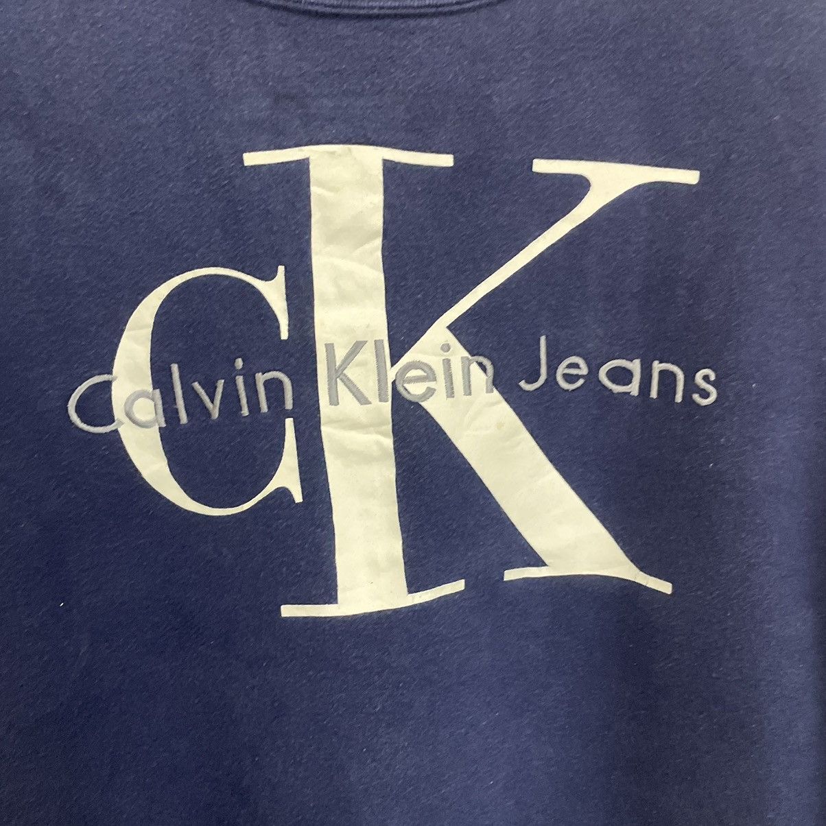Calvin Klein × Vintage 💥 90s CALVIN KLEIN JEAN CK SWEATSHIRT Size US M / EU 48-50 / 2 - 5 Thumbnail