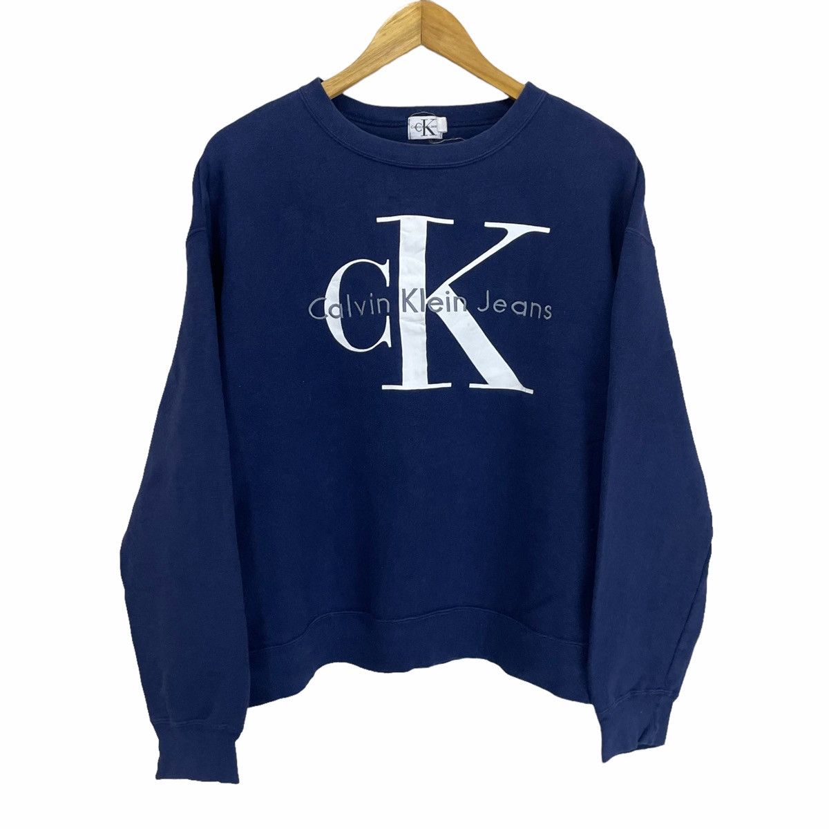 Calvin Klein × Vintage 💥 90s CALVIN KLEIN JEAN CK SWEATSHIRT Size US M / EU 48-50 / 2 - 1 Thumbnail