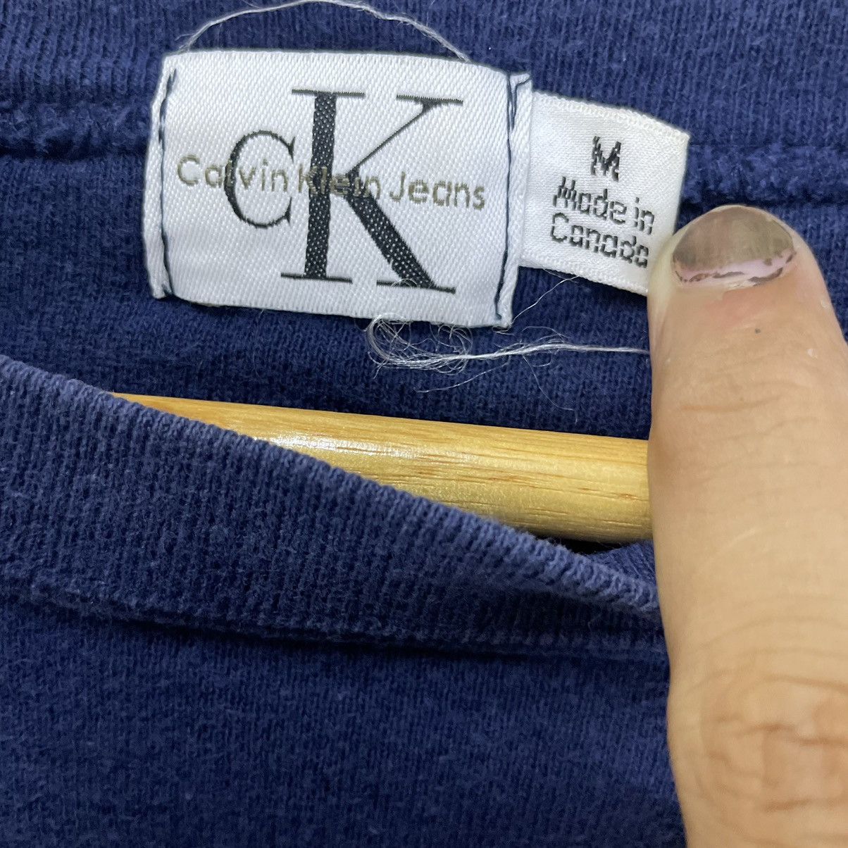 Calvin Klein × Vintage 💥 90s CALVIN KLEIN JEAN CK SWEATSHIRT Size US M / EU 48-50 / 2 - 6 Thumbnail