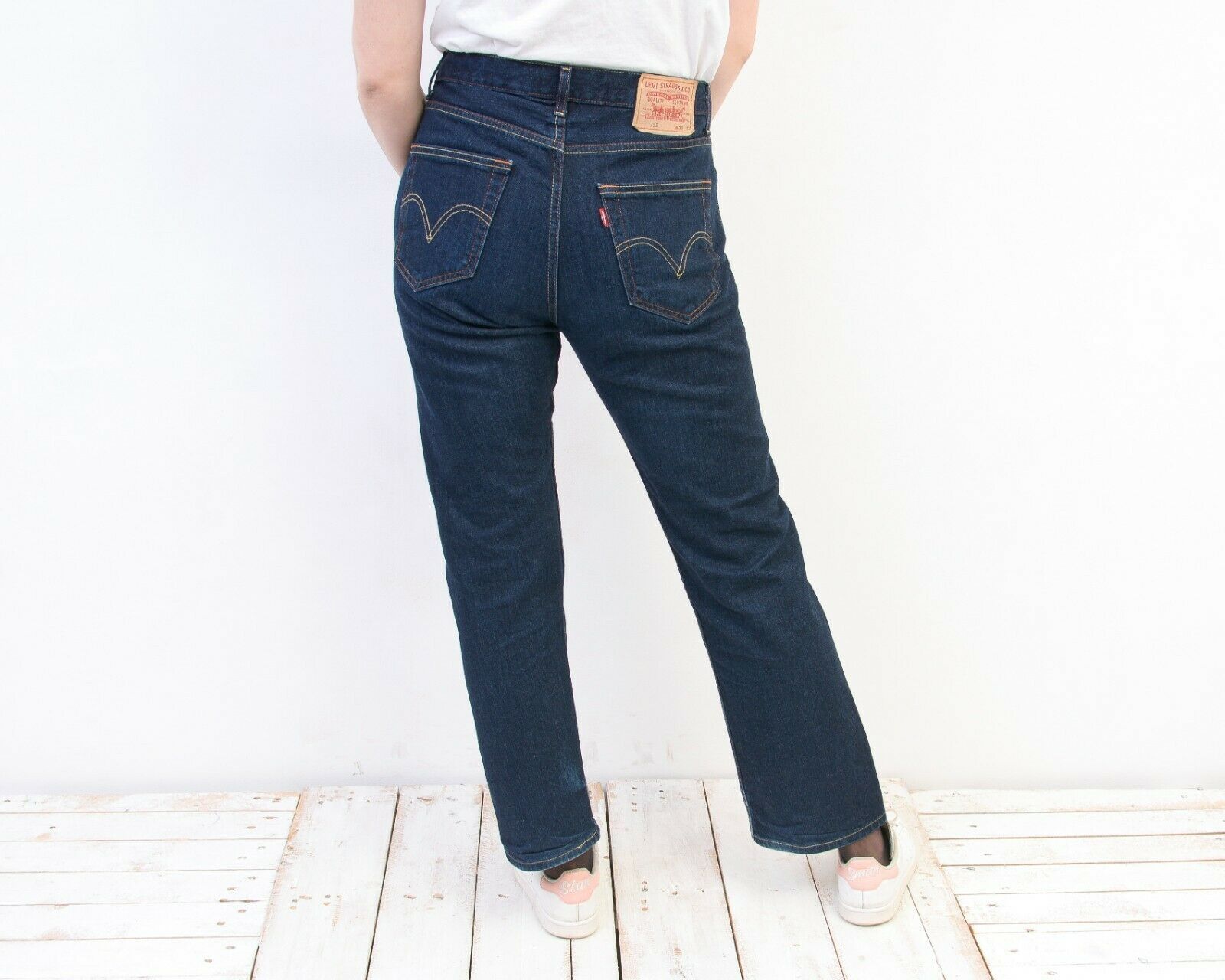Levi's × Levi's Vintage Clothing × Vintage 752 Women W32 L30 Straight Denim Jeans Trousers Pants Size 32" / US 10 / IT 46 - 3 Thumbnail