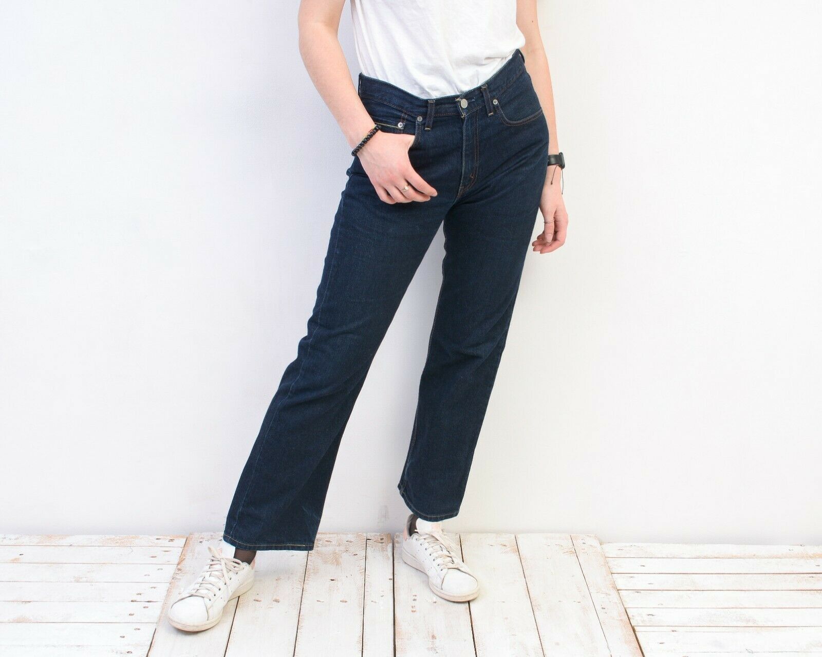 Levi's × Levi's Vintage Clothing × Vintage 752 Women W32 L30 Straight Denim Jeans Trousers Pants Size 32" / US 10 / IT 46 - 2 Thumbnail
