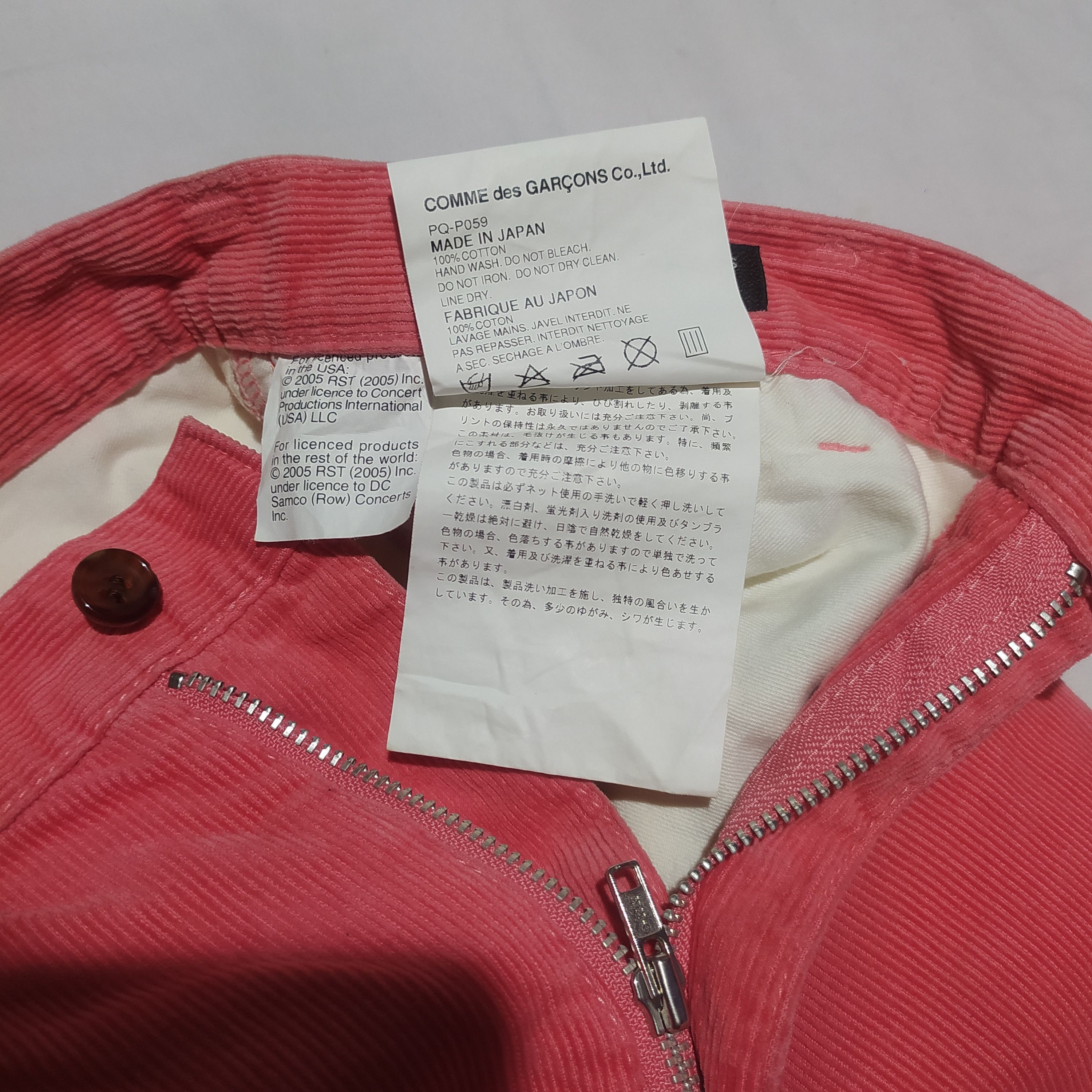 Comme des Garcons Homme Plus × The Rolling Stones Comme des garcons home plus x rolling stones corduroy pants Size US 29 - 5 Thumbnail