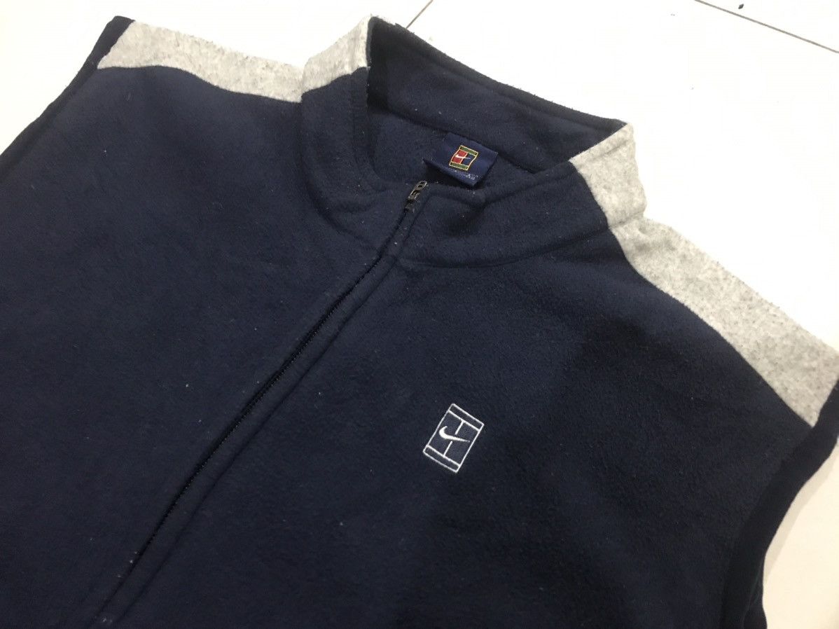 Nike VTG Nike Court Fleece Vest Jacket Size US M / EU 48-50 / 2 - 2 Thumbnail