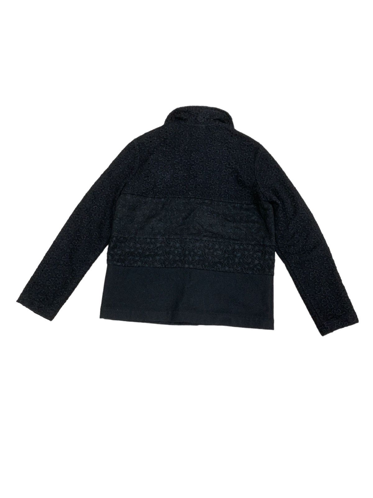 Comme des Garcons × Japanese Brand × Tricot Comme des Garcons VINTAGE CDG TRICOT AD2001 WOOL MUTIPATTERN TWEED JACKET Size M / US 6-8 / IT 42-44 - 2 Thumbnail