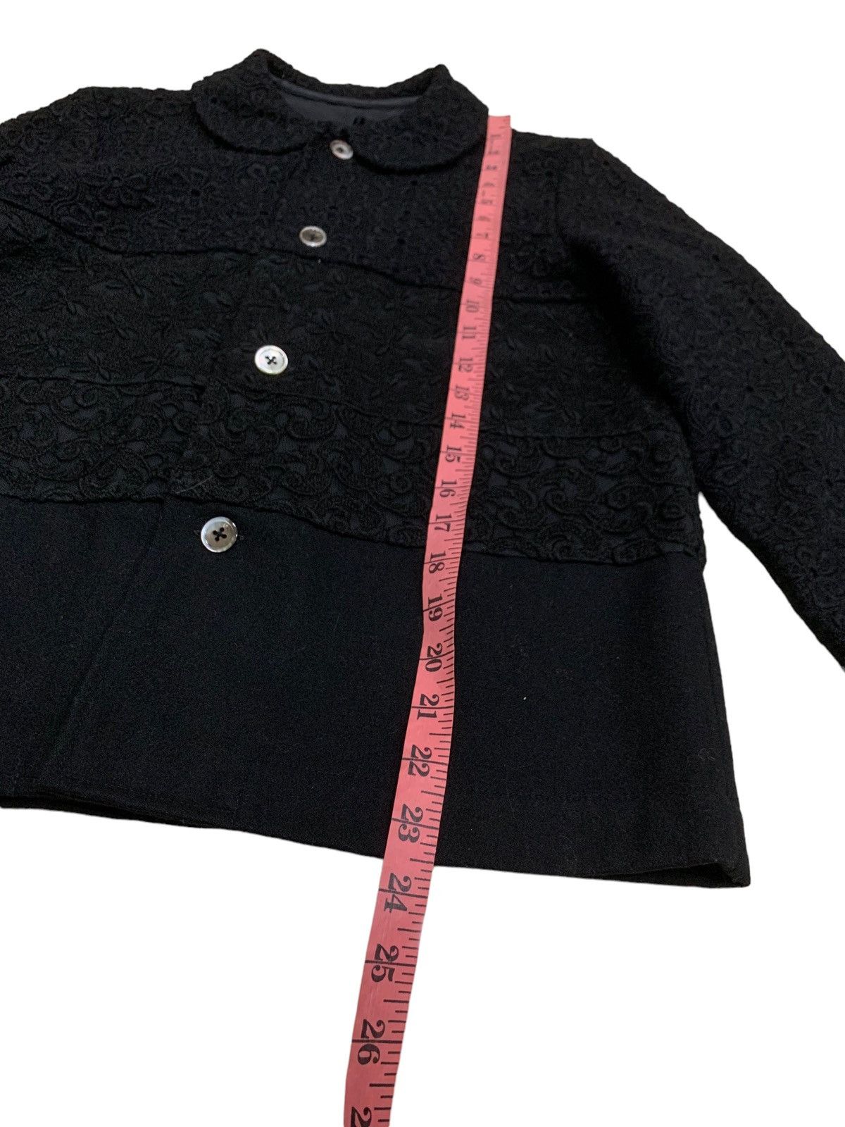 Comme des Garcons × Japanese Brand × Tricot Comme des Garcons VINTAGE CDG TRICOT AD2001 WOOL MUTIPATTERN TWEED JACKET Size M / US 6-8 / IT 42-44 - 3 Thumbnail