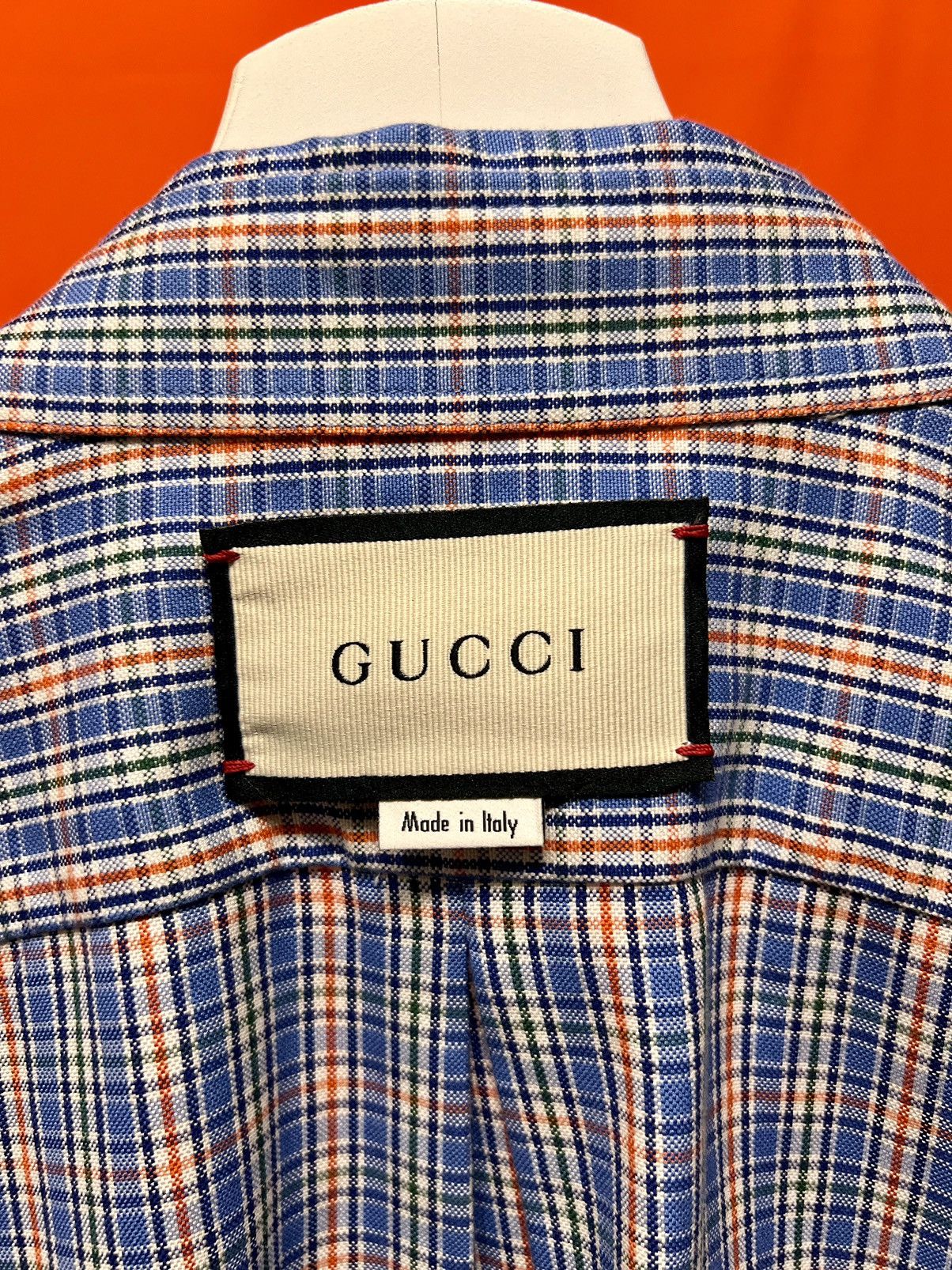 Gucci Gucci Heavy Cotton Button Down Tartan Shirt Size US XL / EU 56 / 4 - 6 Thumbnail
